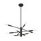 Z-Lite Ascension 10 Light Chandelier, Matte Black 737-10MB - alternate 3